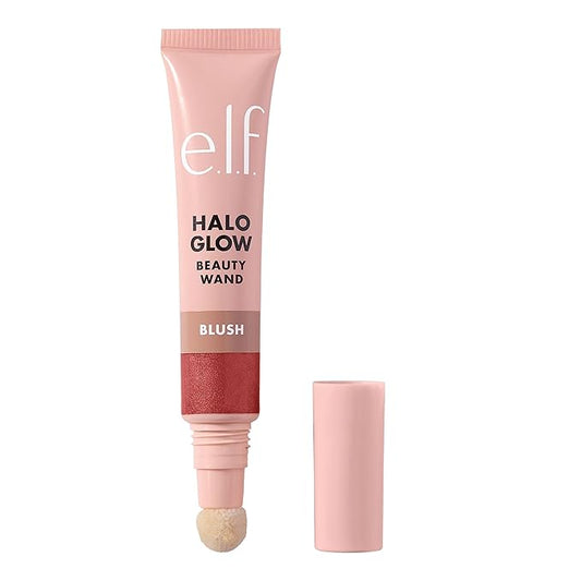 e.l.f. Halo Glow Blush Beauty Wand, Liquid Blush Wand For Radiant, Flushed Cheeks, Infused With Squalane, Vegan & Cruelty-free, Rosé You Slay-BrightBean Baby