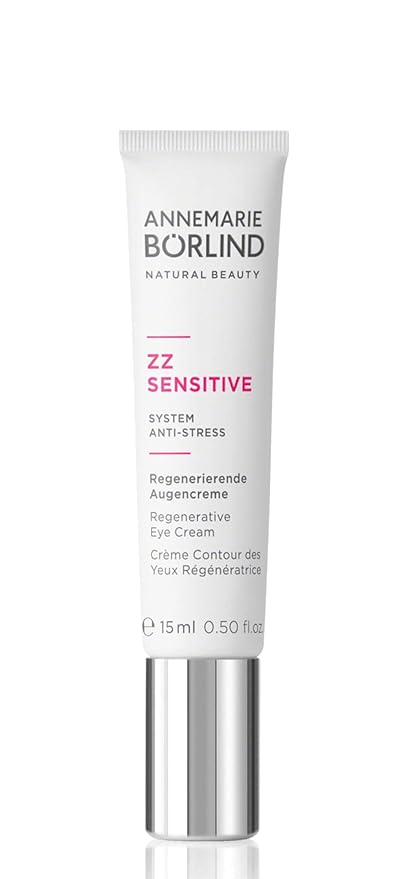ANNEMARIE BÖRLIND – ZZ SENSITIVE Regenerative Eye Cream – With Vitamin C + E and Meadowfoam Extract to Strengthen the Natural Skin Barrier and Soothe Stressed Skin – Step 5 of 5-0.5 Oz-BrightBean Baby