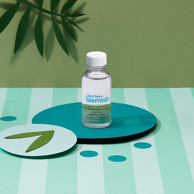 Bye Bye Blemish Tea Tree Drying Lotion, with Tea Tree Oil & Salicylic Acid, Fast-acting Formula, Dries Blemishes, Purifies Skin, 1 fl oz, 1-Pack-BrightBean Baby