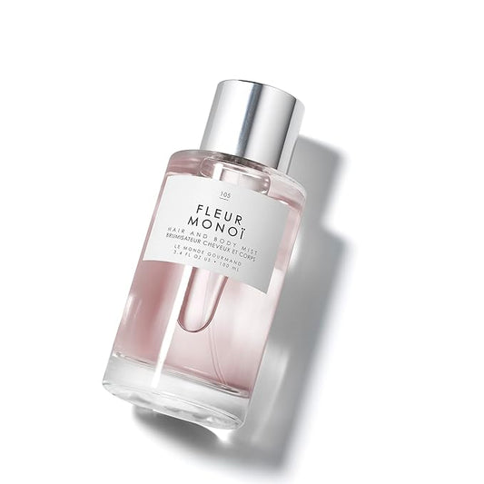 Le Monde Gourmand Fleur Monoi Hair & Body Mist - 3.4oz (100ml) - Floral, Coconut Fragrance Notes-BrightBean Baby