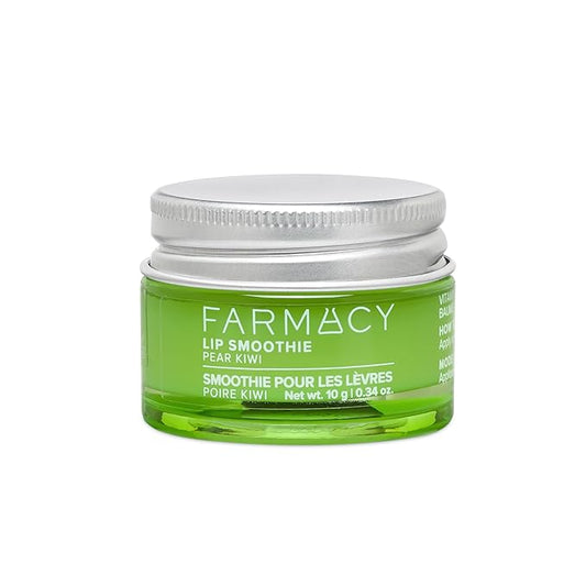 Farmacy Peptide Lip Smoothie - Hydrating Lip Balm with Vitamin C to Visibly Plump & Smooth Lines - Nourishing Treatment with a High-Gloss Finish - Pear Kiwi (10g)-BrightBean Baby