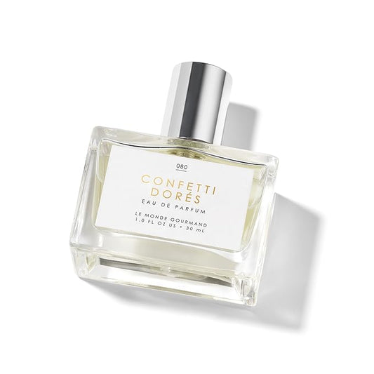 Le Monde Gourmand Confetti Dorés Eau de Parfum- 1 fl oz (30ml) - Birthday Cake, Vanilla, Rose Perfume Notes-BrightBean Baby