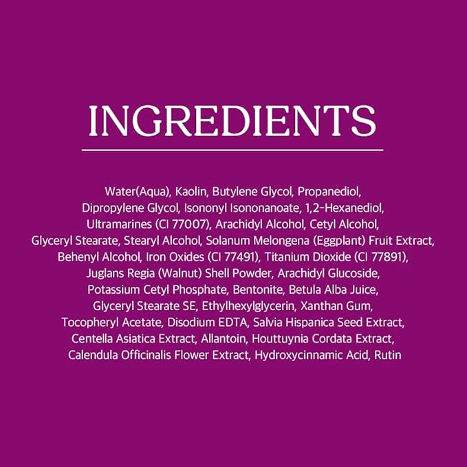 Papa Recipe Kaolin Mud Mask with Eggplant Extract – Hydrating Creamy Clay Mask for Pore Care, Gentle Exfoliation & Daily Use – With 6 Types of Hyaluronic Acid & Cica – Korean Skincare-BrightBean Baby