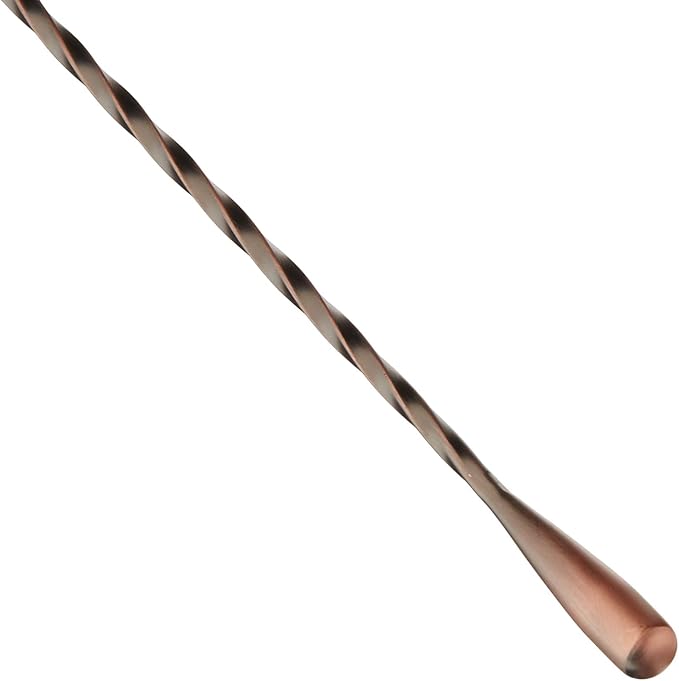 Barfly Bar Spoon, Double End Stirrer 17 1/8" (43.5 cm), Antique Copper