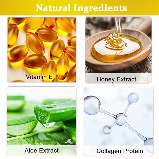 2 Pack Nourishing Bee Lip Balm Honey Pot, Moisturizing Honey Lip Mask, Hydrating & Prevention Dry and Cracked Lip Scrubs Exfoliator Lip Sleeping Mask Reduces Lip Lines Lip Care Products-BrightBean Baby