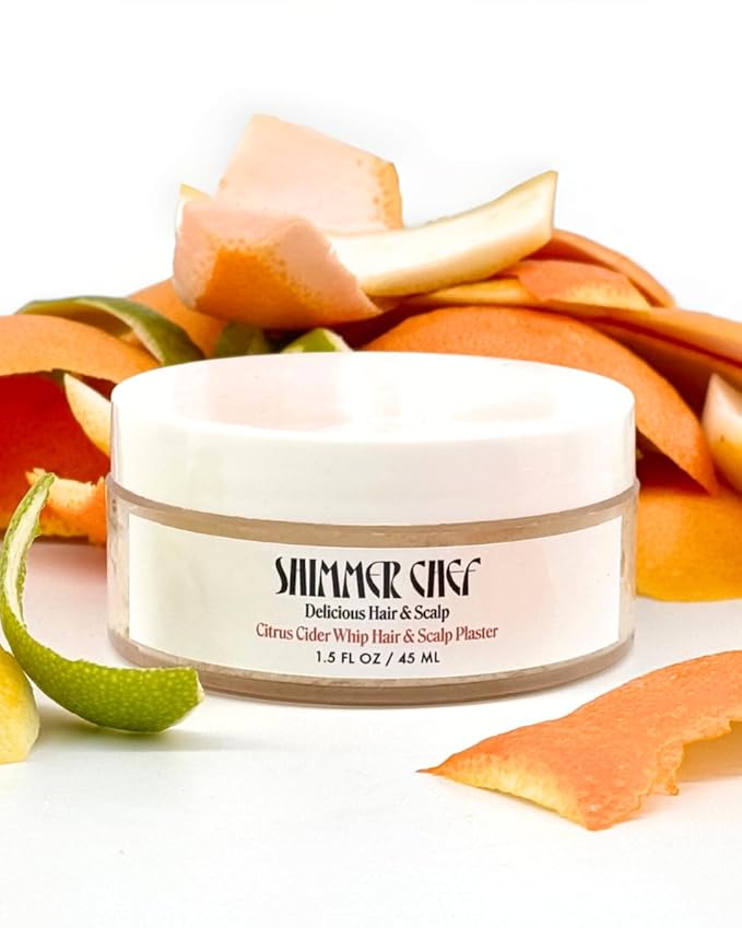 Citrus Cider Whip Hair Plaster | Vitamin C Infusion for Radiant Hair | Fruit Butters, Orange Peel Serum, Argan & Coconut Oils | Transform Damaged Hair Into Silky Mane-BrightBean Baby