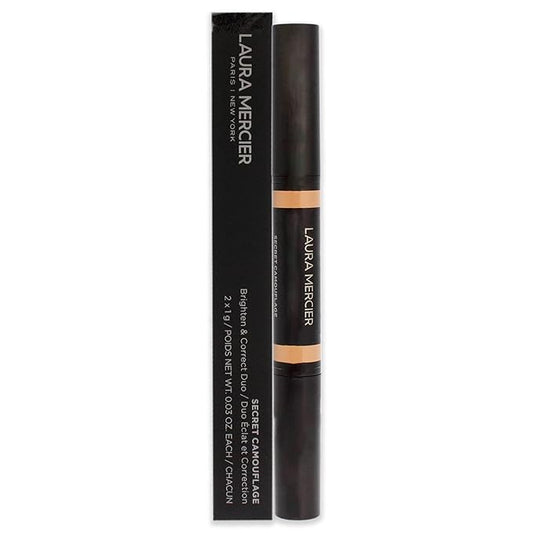 Laura Mercier Secret Camouflage Concealer Duo Stick - 2W Light with Warm Undertones Women 2 x 0.3 oz-BrightBean Baby
