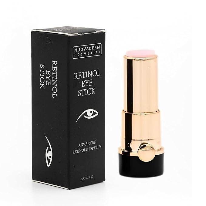 Advanced Retinol Eye Stick Balm - Hydrating Under Eye Stick Brightening Eye Cream with Peptides for Fine Lines, Wrinkles, Dark Circles & Puffiness - Unscented Anti Aging Eye Cream for Women & Men-BrightBean Baby