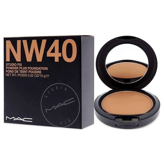 Mac Studio Fix Powder Plus Foundation Nw40 15gm/0.52 Oz-BrightBean Baby