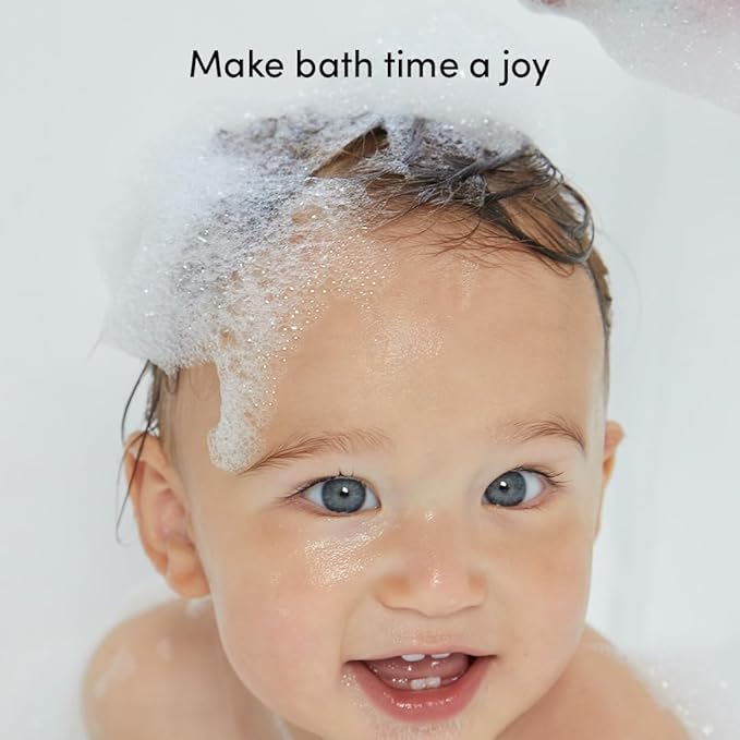 Evereden Baby Shampoo & Body Wash 2-in-1, 8.5 fl oz | Gentle, Non-Toxic, Fragrance-Free, Hydrating Formula for Sensitive Skin-BrightBean Baby