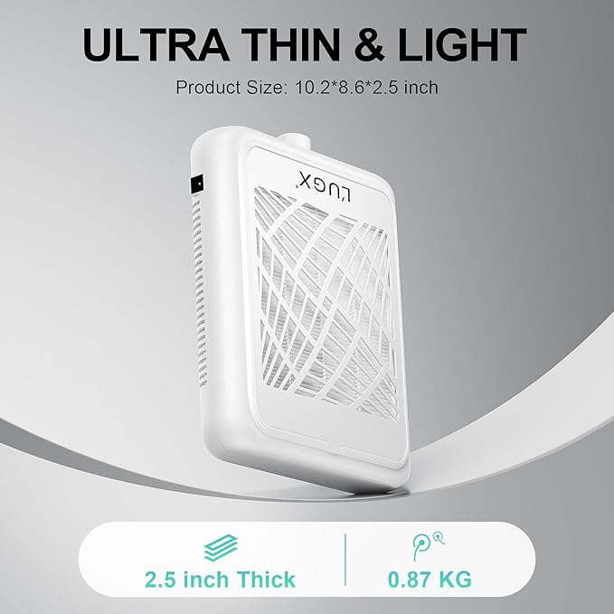 L'UGX Professional Nail Dust Collector, 650Pa Nail Vacuum Dust Collector Nail Tech Fan Extractor Powerful Suction Machine for Acrylic Nail Polishing, Perfect for Home Salon Use-BrightBean Baby