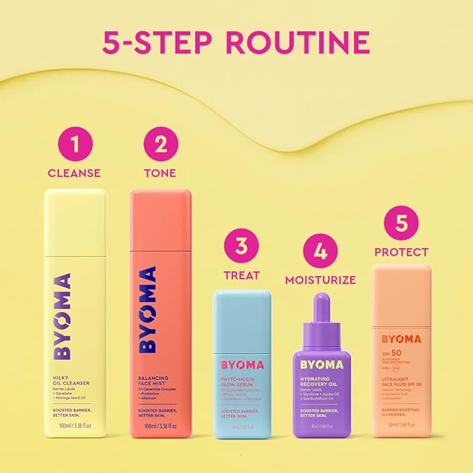 BYOMA Balancing Face Mist - pH Balanced Face Toner with Ceramides, Probiotics & Allantoin - Alcohol Free Toner Spray - Balance, Soothe & Refresh Throughout The Day - 3.38 fl. oz-BrightBean Baby