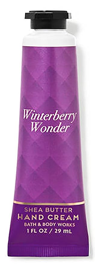 Bath & Body Works Winterberry Wonder Shea Butter Travel Size Hand Cream 1oz (Winterberry Wonder) 1 Fl Oz (Pack of 1)-BrightBean Baby
