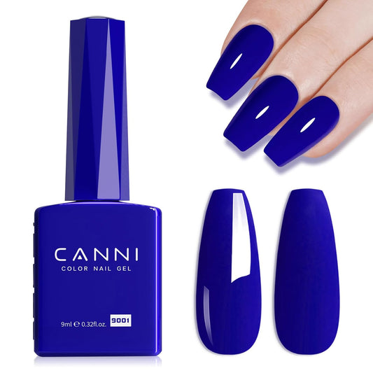 CANNI Royal Blue Gel Nail Polish – Classic Deep Navy Blue UV LED Soak Off High Gloss, Long Lasting Nail Polish Gel for Salon and Home Manicure-BrightBean Baby