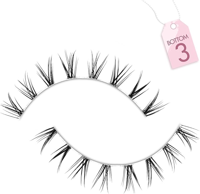 Bottom Lashes Bottom Eyelashes False Lower Lashes Fake Bottom Eyelashes 7 Pairs Bottom-3-BrightBean Baby