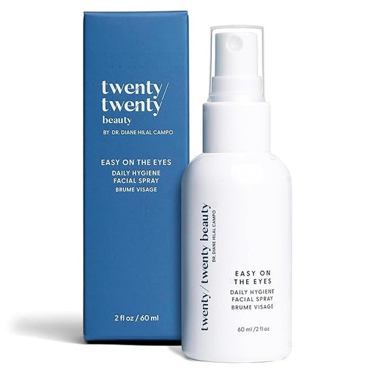 twenty/twenty Easy On The Eyes – 0.02% Hypochlorous Acid Spray to Cleanse Eyelashes – Reduce Eyelid Irritation – Safe for Sensitive Skin – Ophthalmologist Developed–Vegan, Clean Ingredients – 60ml-BrightBean Baby