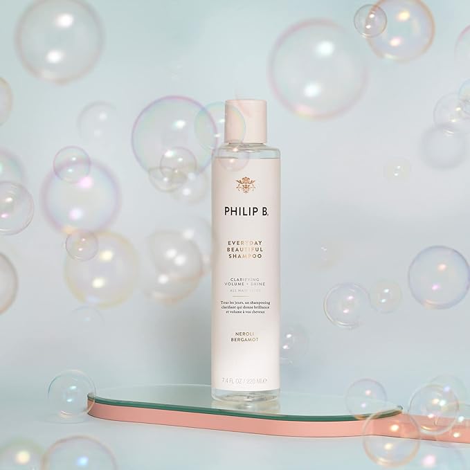 PHILIP B Everyday Beautiful Shampoo - 7.4 fl. oz. (220 ml) - Clarifying, Volumizing and Shine Enhancing, Removes Excess Buildup, Sulfate-Free, Made in USA-BrightBean Baby