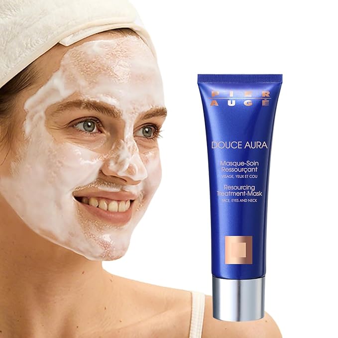 Pier Auge Facial Masks| Douce Aura Face Mask | Overnight Face Mask for Glass Glow Skin -Glowup & Hydrating, Firming and Moisturizing | PDRN Mask| No-Rinse Sleeping Mask 50ml,1.69 fl.oz-BrightBean Baby