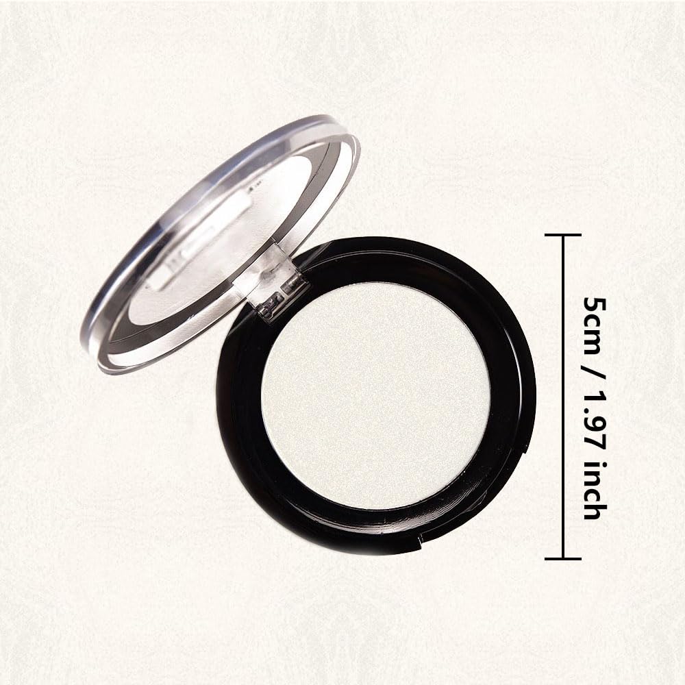 Monochrome Powder Eyeshadow Palette Makeup,Gold Natural Neutral Single Shimmer Eye Shadow for Older Women,Buildable Sparkly Eye Finish,Long Lasting Naturing-Looking-BrightBean Baby