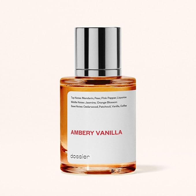 Dossier - Ambery Vanilla 3.4Oz (100ml) - Eau de Parfum - Inspired by YSL's Black Opium - Long-lasting Fragrance - Feminine-BrightBean Baby