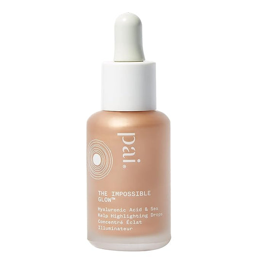 Pai Skincare - The Impossible Glow Organic Hyaluronic Acid + Sea Kelp Glow Drops | Natural, Vegan, Sensitive Skincare (Rose Gold, 1 fl oz | 30 ml)-BrightBean Baby