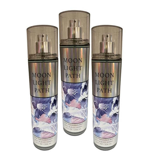 Bath & Body Works Moonlight Path Fine Fragrance Mist 8oz - Pack of 3-BrightBean Baby