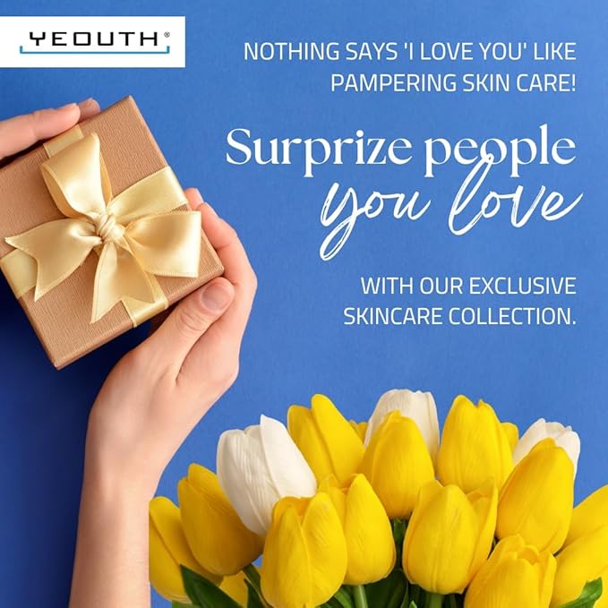 YEOUTH Skin Care Set: Hyaluronic Acid Serum, Vitamin C Cleanser, Toner & Face Cream, Teen Skincare Kit Girls & Boys 4-Piece Beauty Gifts-BrightBean Baby