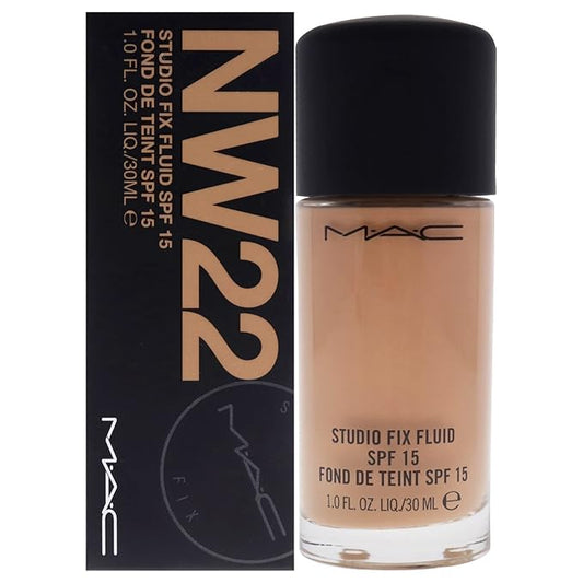 MAC Studio Fix Fluid SPF15 NW22, 1.0582 Ounce (M6JC28)-BrightBean Baby