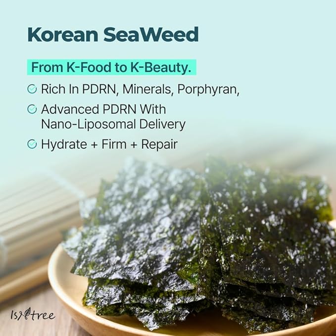 IsNtree Gim PDRN Deep Sleep Mask 80ml, 2.7 fl oz | Korean SEAWEED Skincare Sleeping Mask gel | Night Cream | Facial Mask | Overnight Gel mask for Hydration & Skin Bounce-BrightBean Baby