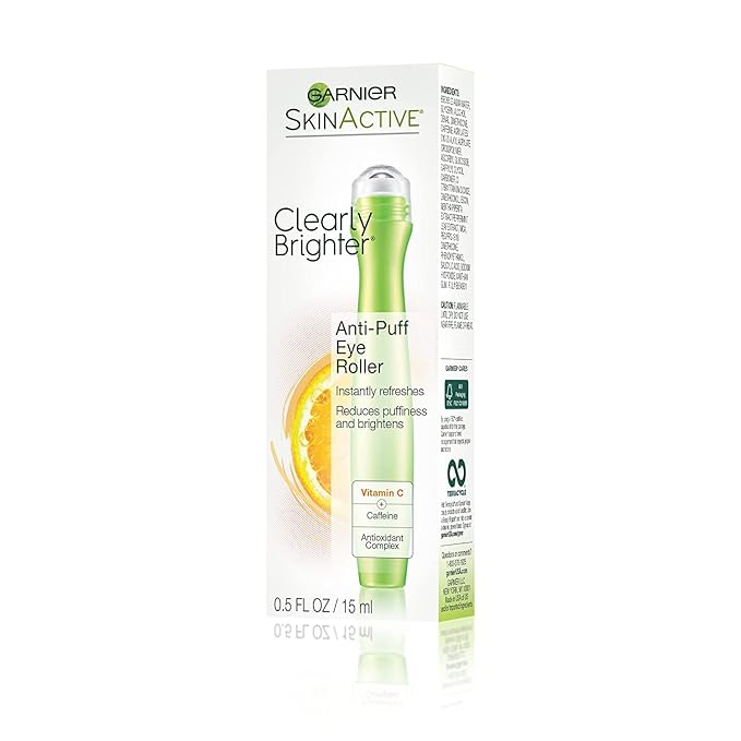 Garnier SkinActive Clearly Brighter Anti-Puff Eye Roller 0.5 oz (Pack of 3)-BrightBean Baby