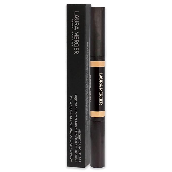 Laura Mercier Secret Camouflage Concealer Duo Stick - 2N Light with Neutral Undertones Women 2 x 0.3 oz-BrightBean Baby
