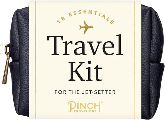 Pinch Provisions Travel Kit, includes 18 Must-Have Emergency Essential Items for Travelling, Ideal Road Trip or Airport Gift for Friends, Family & Peers, Portable Pouch-BrightBean Baby