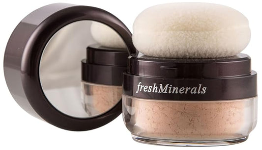 Powder Foundation, with Puff, Fresh Look, 6 Gram-BrightBean Baby
