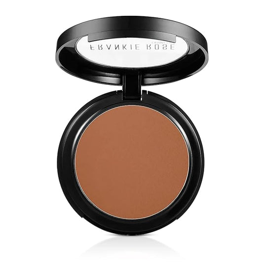 Frankie Rose Cosmetics Powder Foundation – Full Coverage Face Powder For Pores & Imperfections, Evens Out Skin Tone & Shine-Control | 58 Grams (Chestnut)-BrightBean Baby