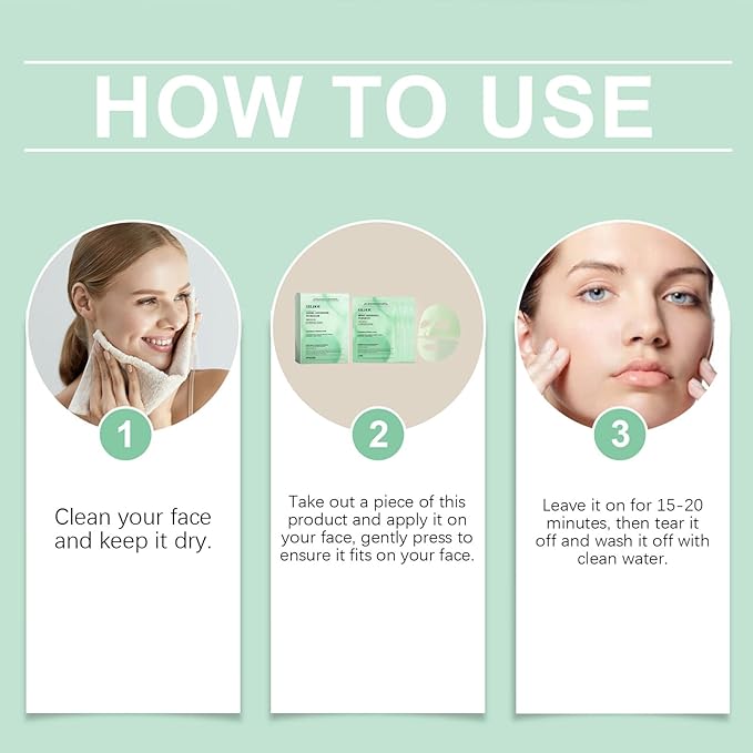 YIKESHU Retinol Collagen Face Mask – Korean Tightening Hydrogel Overnight Mask, Deep Moisturizing & Elasticity Boost, Long-Lasting Hydration & Brightening Skin (Retinol Collagen Face Mask)-BrightBean Baby