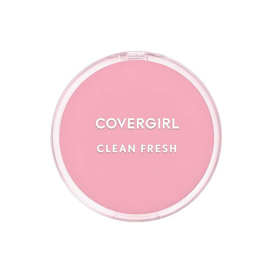 COVERGIRL Clean Fresh Pressed Powder, Rich, 0.35 Oz-BrightBean Baby