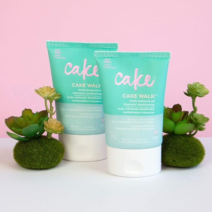 Cake Beauty Walk Triplemint Foot Crème, 3.4 Fluid Ounce (Pack of 3)-BrightBean Baby