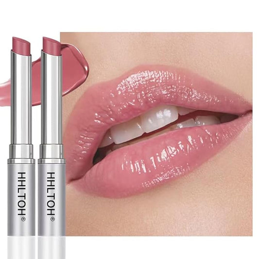 2PCS Honey Lipstick Tinted Lip Balm - Sheer Hydrating Lipstick for All Skin Tones - Moisturizing Lip Gloss, Nourishing Lip Balm with a Hint of Natural Warm Orange Pink Cherry Tint-BrightBean Baby