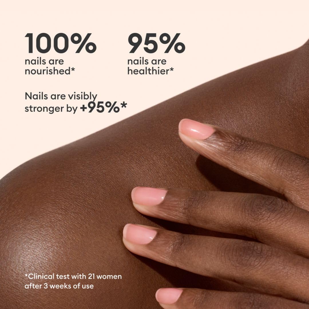 Manucurist Active Glow Cranberry All-in-One Perfecter Nail Polish & Care - No Lamp - Vegan & Made in France Ultra-Glowy Coral Mirror-Like Shine - Nail Concealer & Care - Plant-Based Ingredients-BrightBean Baby