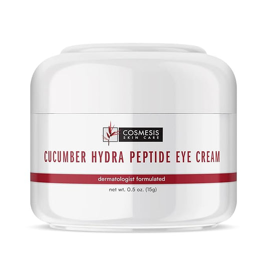 Cucumber Hydra Peptide Eye Cream - Minimize Fine Lines, Promote Smooth Skin & Protect Delicate Under-Eye Skin - 0.50 oz - Cosmesis-BrightBean Baby