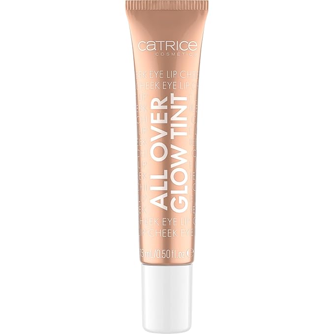 Catrice | All Over Glow Tint | Multi-Use Liquid Highlighter | Eyes, Cheeks, Lips & Body |WIth Vitamin C & Niacinamide, | Long-lasting & Lightweight | Vegan & Cruelty Free (030 | Sun Dip)-BrightBean Baby