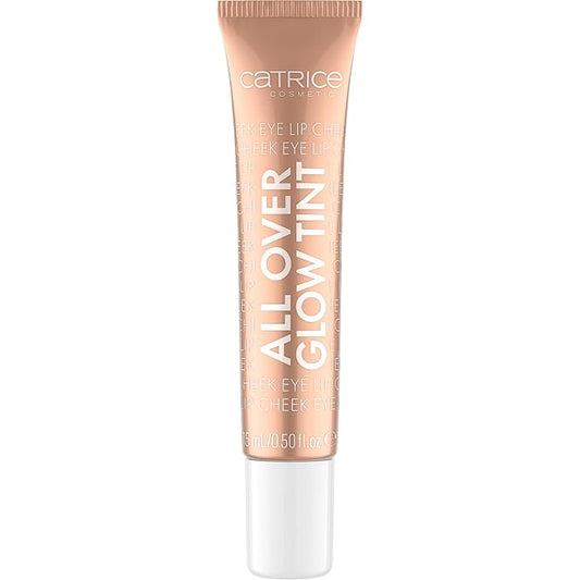 Catrice | All Over Glow Tint | Multi-Use Liquid Highlighter | Eyes, Cheeks, Lips & Body |WIth Vitamin C & Niacinamide, | Long-lasting & Lightweight | Vegan & Cruelty Free (030 | Sun Dip)-BrightBean Baby