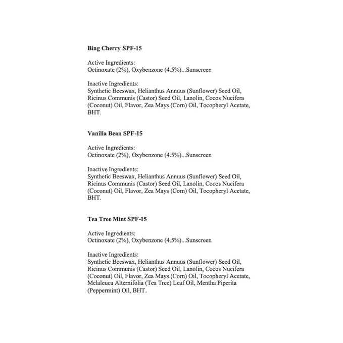 Lip Naturals® Mini Balms: 3 Flavors, SPF-15, 50ct-BrightBean Baby