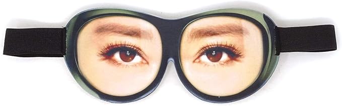 Honbay 3D Funny Eyeshade Soft Sleep Eye Mask with Adjustable Head Strap for Travel, Game, Party, Rest, Sleeping (Woman)-BrightBean Baby