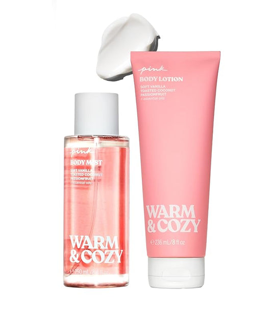 Victoria's Secret Pink Warm & Cozy Mist & Lotion Set-BrightBean Baby