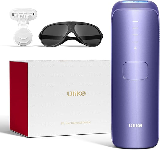 Ulike Laser Hair Removal for Women and Men, Air 3 Ice-Cooling IPL Device Hair Removal for Nearly Painless & Long-Lasting Results, 3 Modes & Auto Flashing for Fast Full Body Hair Removal from Home-BrightBean Baby