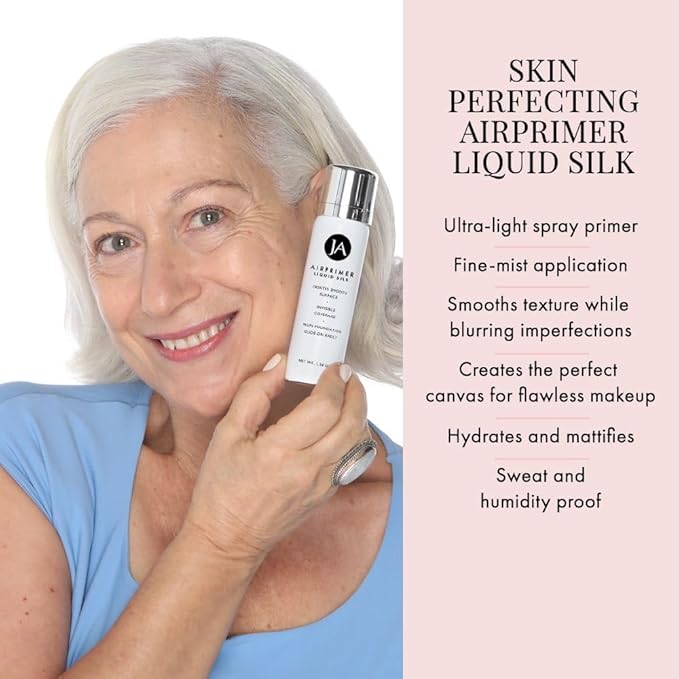 MagicMinerals LiquidSilk Air Primer by Jerome Alexander, Spray Formula Smoothes Skin & Minimizes Appearance of Pores for Flawless Makeup Application-BrightBean Baby