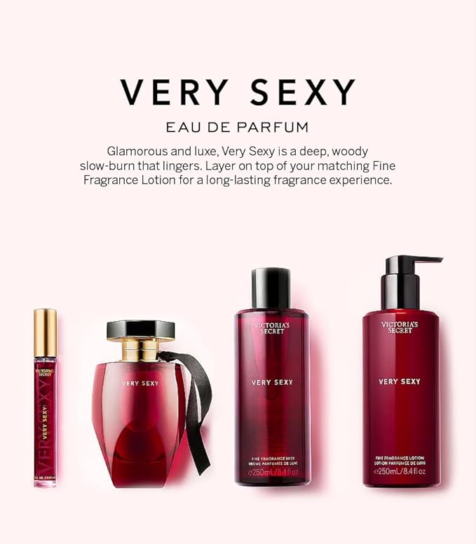 Victoria's Secret Very Sexy Eau de Parfum, Notes of Vanilla Orchid, Sun-Drenched Clementine & Wild Blackberry, Perfumes for Women (1.7 oz)-BrightBean Baby