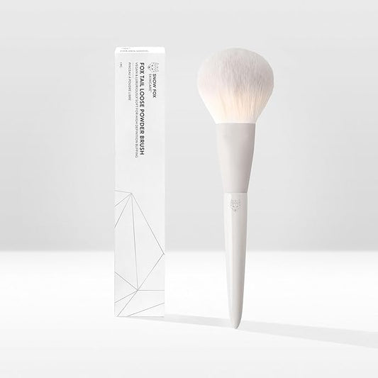 Snow Fox Skincare Fox Tail Loose Powder Brush for Fast Powder Application-BrightBean Baby