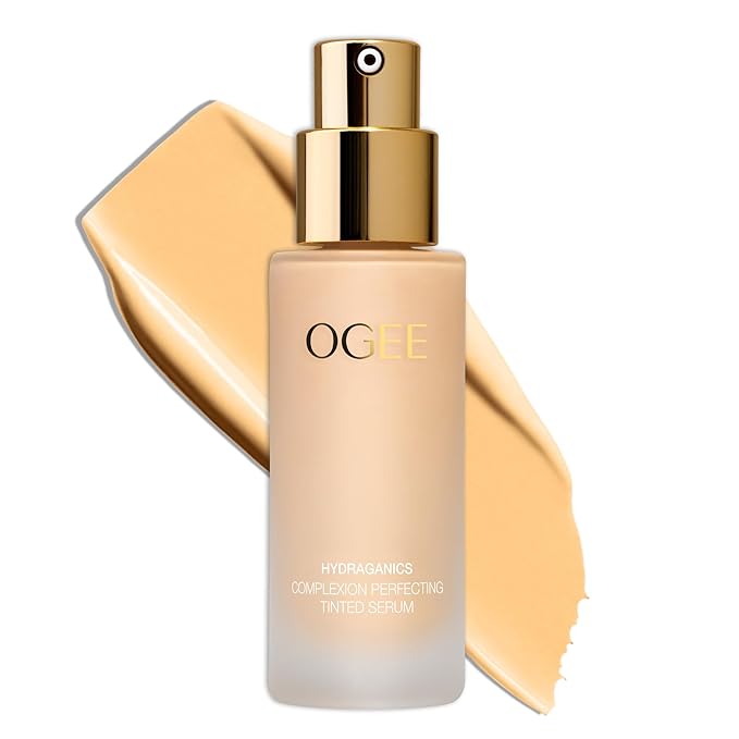 Ogee Complexion Perfecting Liquid Foundation - Lightweight Tinted Moisturizer For Face (Aspen 1.0W - Fair, Warm Undertones) - with Vitamin C & Jojoba Oil - Certified Organic & Made in USA-BrightBean Baby